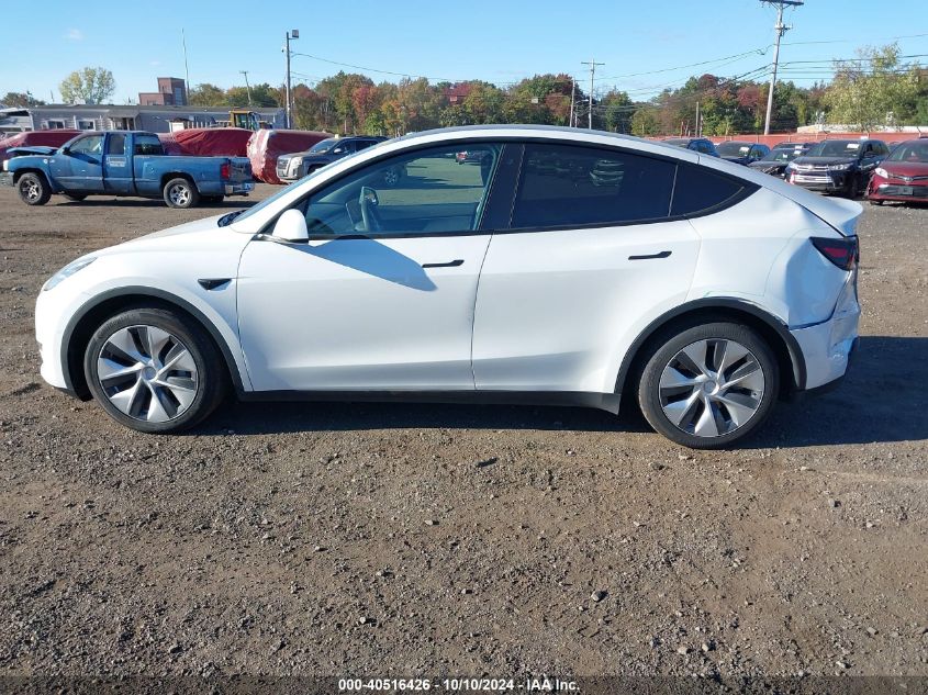 2021 Tesla Model Y Long Range Dual Motor All-Wheel Drive VIN: 5YJYGDEE3MF208620 Lot: 40516426