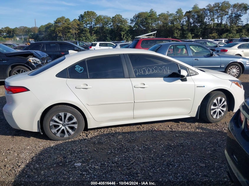 2021 TOYOTA COROLLA VIN: JTDEAMDE5MJ016890