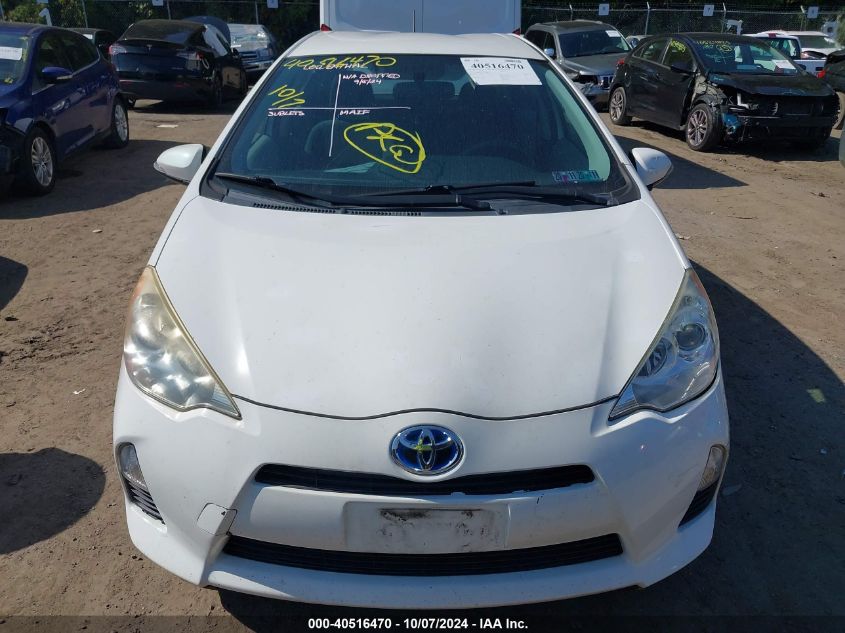 2012 Toyota Prius C VIN: JTDKDTB32C1527008 Lot: 40516470