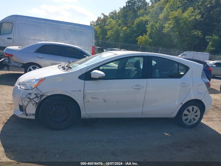 2012 Toyota Prius C VIN: JTDKDTB32C1527008 Lot: 40516470