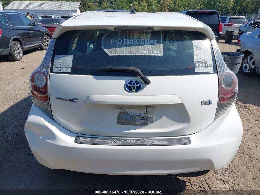 2012 Toyota Prius C VIN: JTDKDTB32C1527008 Lot: 40516470