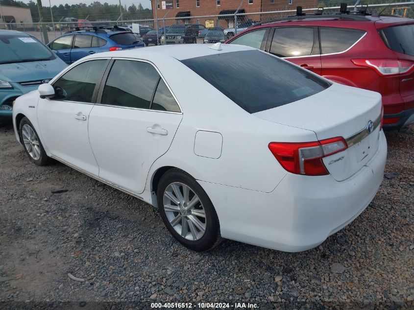 VIN 4T1BD1FK7EU113595 2014 Toyota Camry, Hybrid Xle no.3