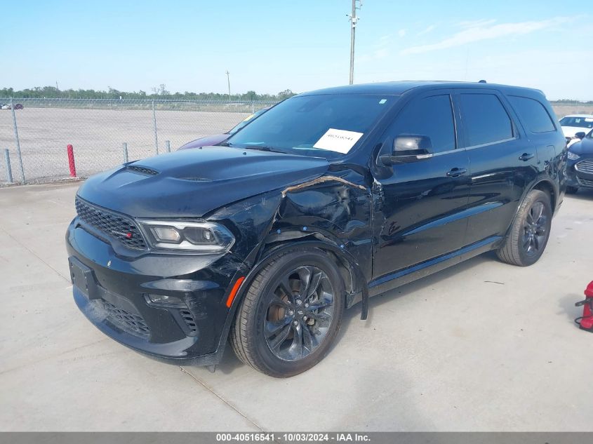 1C4RDHDG4NC159207 2022 Dodge Durango Gt Plus Rwd