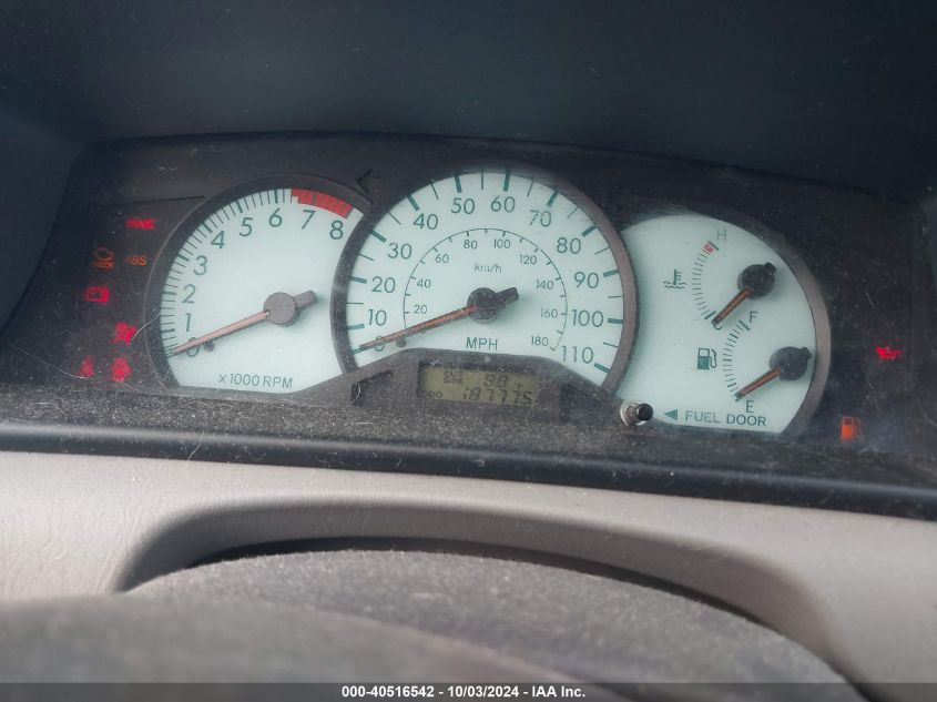 2004 Toyota Corolla Le VIN: JTDBR38EX42028365 Lot: 40516542