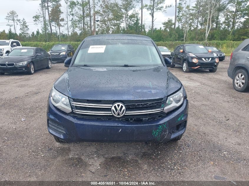 2014 Volkswagen Tiguan S VIN: WVGBV3AX8EW517280 Lot: 40516551