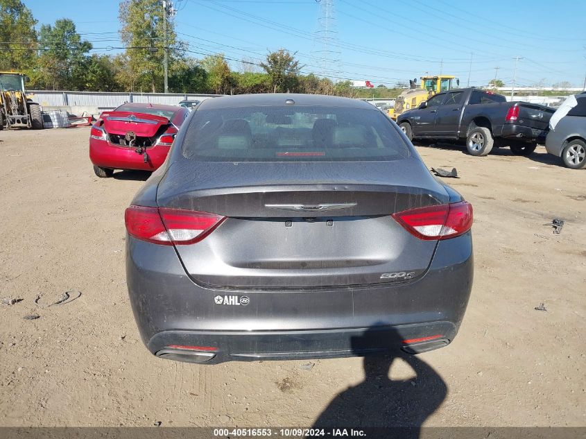 2016 Chrysler 200 S VIN: 1C3CCCBB3GN117920 Lot: 40516553