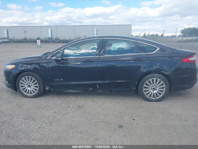 2013 Ford Fusion Se Hybrid VIN: 3FA6P0LU5DR208245 Lot: 40516567