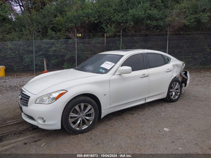 VIN 1ZVBP8EMXD5234389 2014 INFINITI Q70 no.2