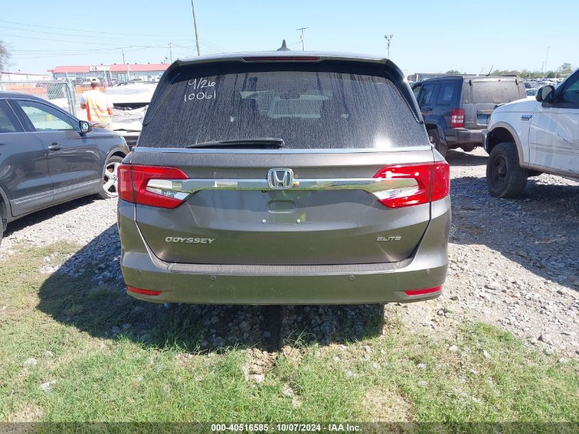 2018 Honda Odyssey Elite VIN: 5FNRL6H94JB083343 Lot: 40516585