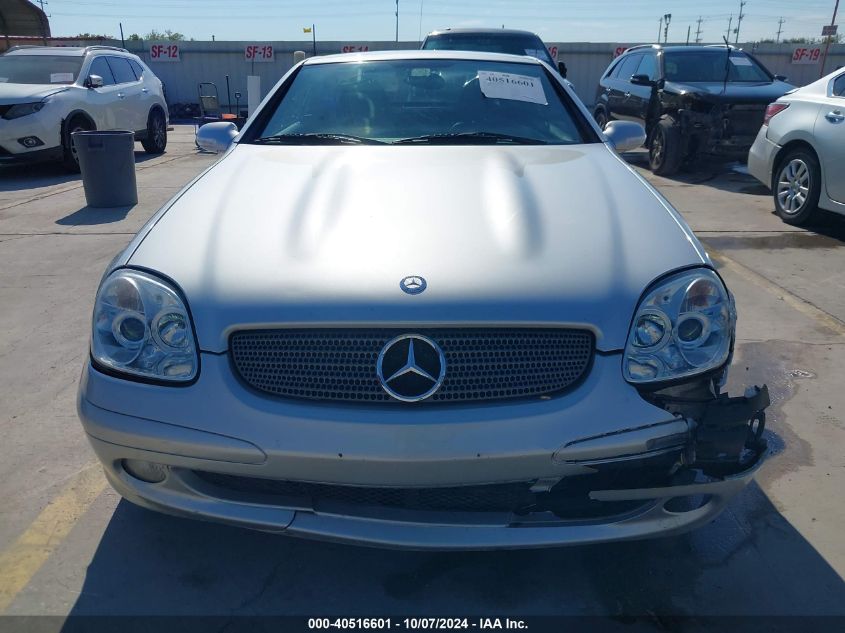 2003 Mercedes-Benz Slk 230 Kompressor VIN: WDBKK49F93F290160 Lot: 40516601