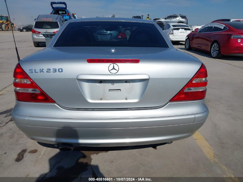 2003 Mercedes-Benz Slk 230 Kompressor VIN: WDBKK49F93F290160 Lot: 40516601