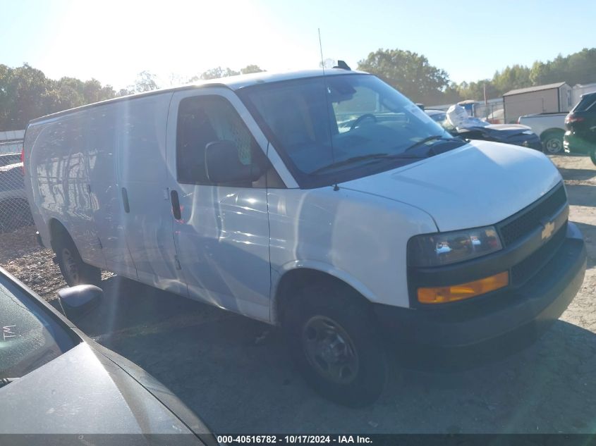 2021 Chevrolet Express Cargo Rwd 2500 Extended Wheelbase Wt VIN: 1GCWGBFP4M1257572 Lot: 40516782