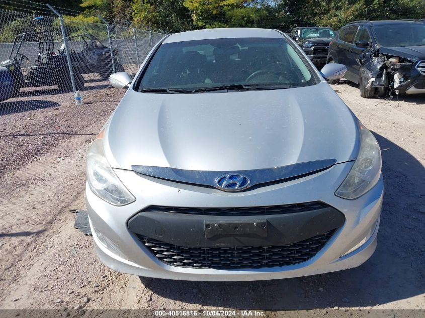 KMHEC4A43EA117607 2014 Hyundai Sonata Hybrid