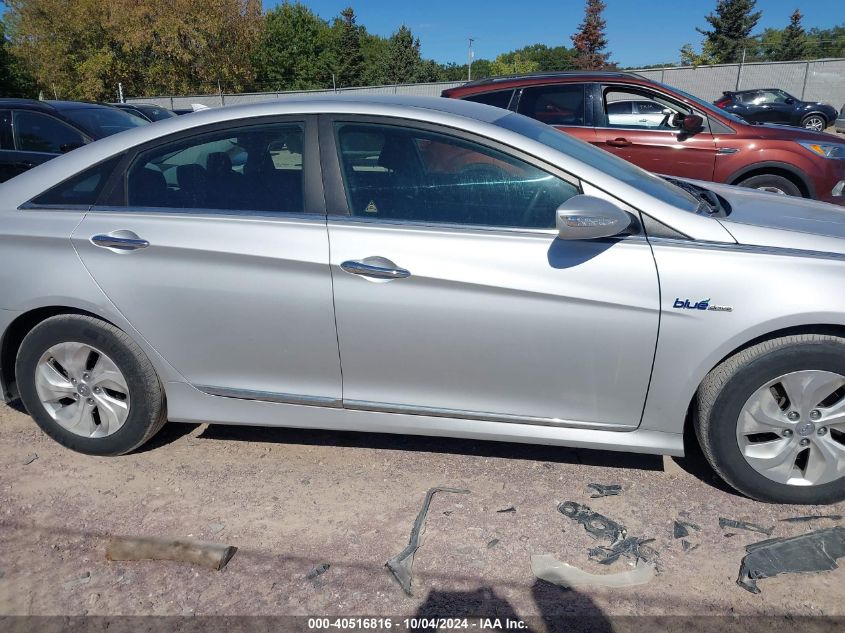 KMHEC4A43EA117607 2014 Hyundai Sonata Hybrid