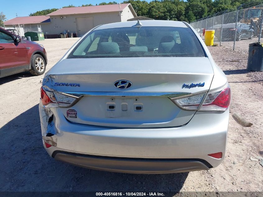 KMHEC4A43EA117607 2014 Hyundai Sonata Hybrid