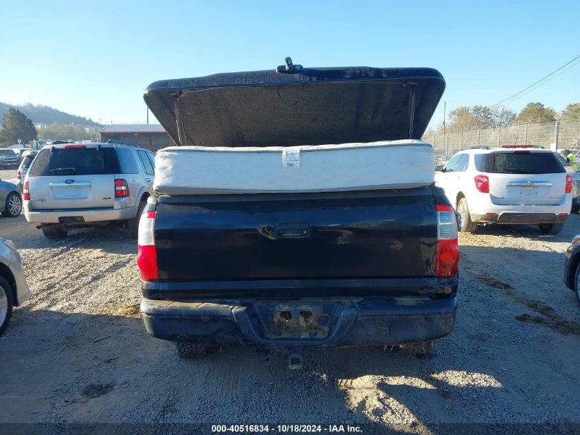 2005 Toyota Tundra Limited V8 VIN: 5TBDT48185S492075 Lot: 40516834