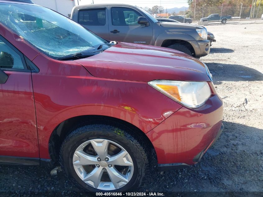 2015 Subaru Forester 2.5I Premium VIN: JF2SJADC0FH407814 Lot: 40516846