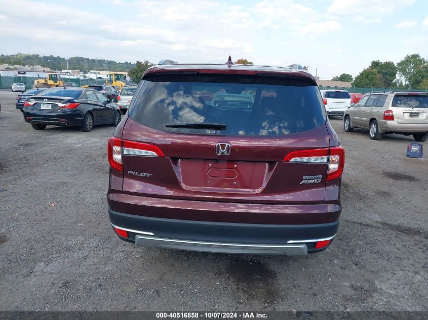 2022 Honda Pilot Awd Touring 7 Passenger VIN: 5FNYF6H68NB000091 Lot: 40516858