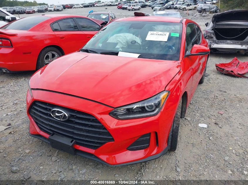 2020 Hyundai Veloster 2.0 VIN: KMHTG6AF1LU023682 Lot: 40516869