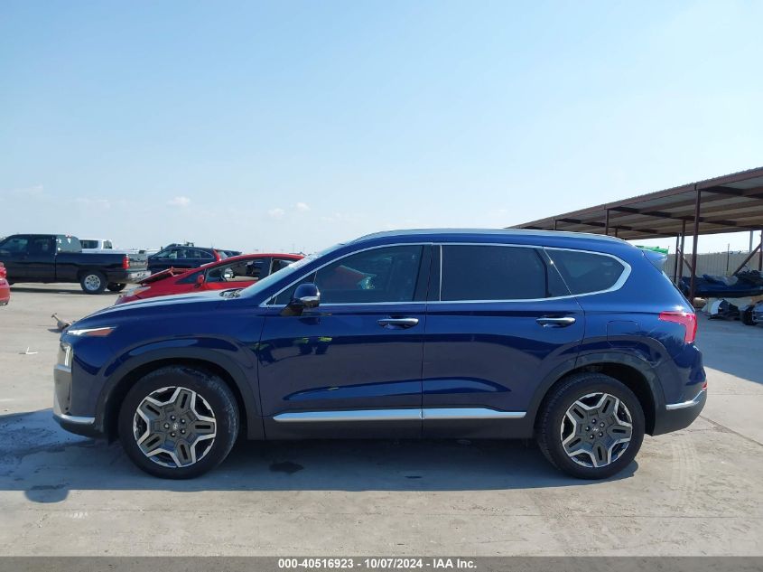 2021 Hyundai Santa Fe Limited VIN: 5NMS44AL8MH312599 Lot: 40516923