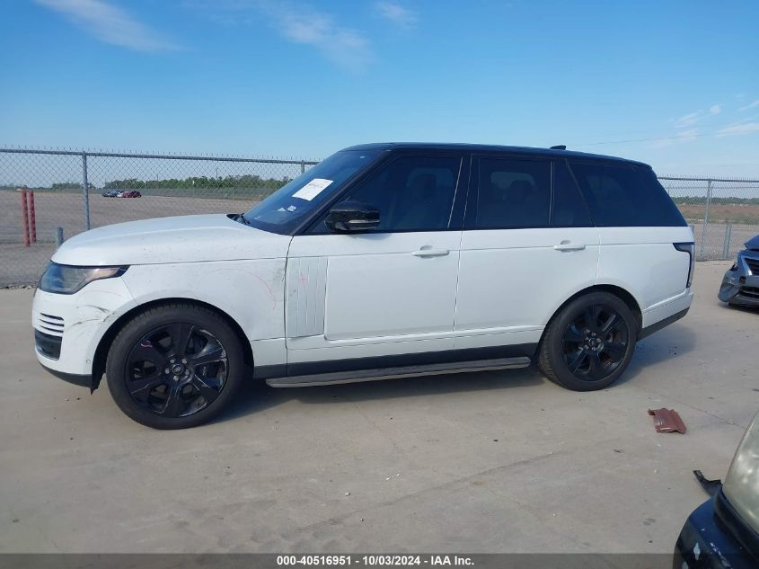 2019 Land Rover Range Rover 5.0L V8 Supercharged VIN: SALGS2RE7KA530586 Lot: 40516951