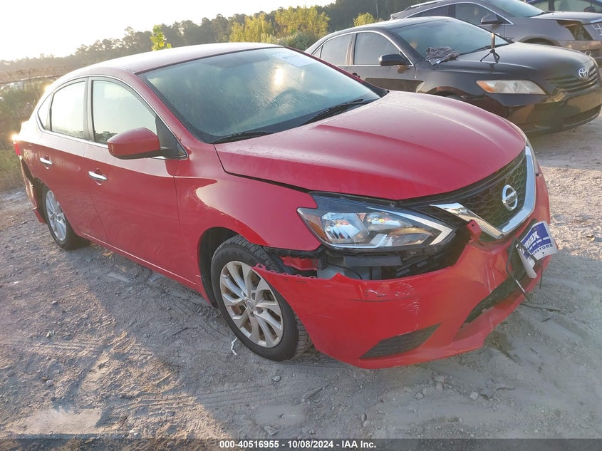 VIN 3N1AB7AP0KL607611 2019 NISSAN SENTRA SV