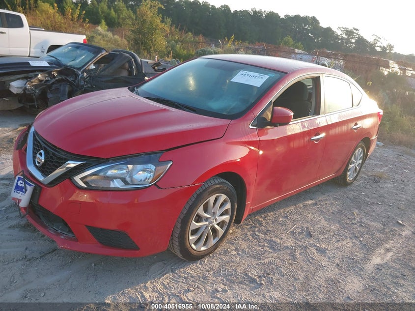 VIN 3N1AB7AP0KL607611 2019 NISSAN SENTRA SV