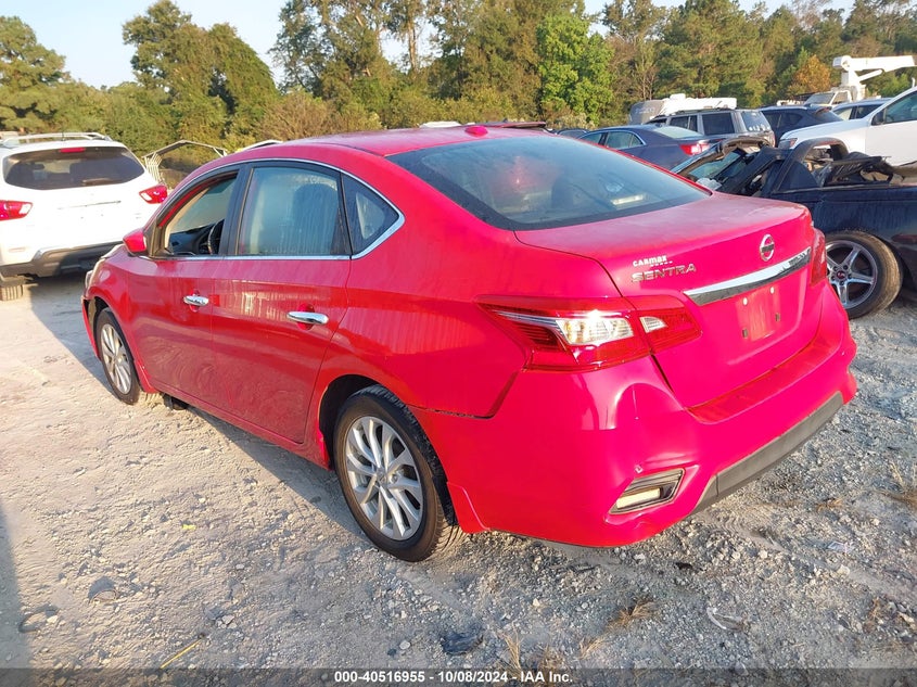VIN 3N1AB7AP0KL607611 2019 NISSAN SENTRA SV