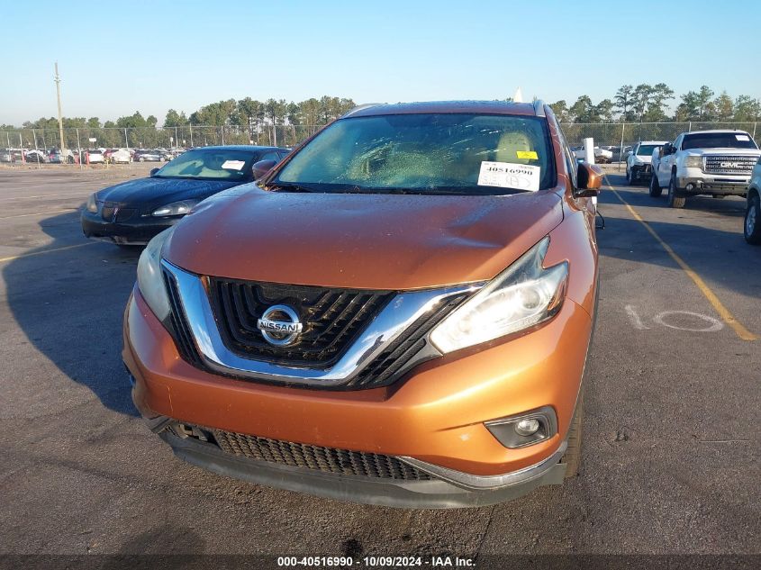 5N1CZ2MG4GN111441 2016 Nissan Murano Hybrid Platinum