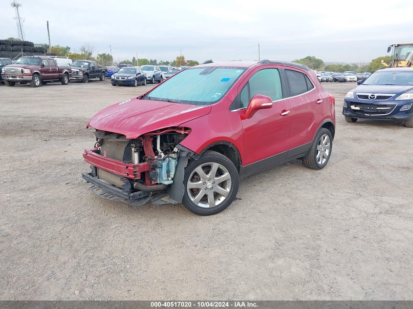 Vin: kl4cjbsb1eb633584, lot: 41005764, buick encore convenience 20142