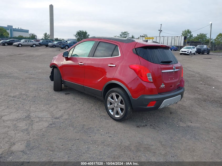 Vin: kl4cjbsb1eb633584, lot: 41005764, buick encore convenience 20143