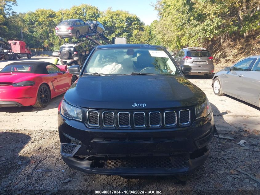 2021 Jeep Compass Sport 4X4 VIN: 3C4NJDAB9MT591500 Lot: 40517034