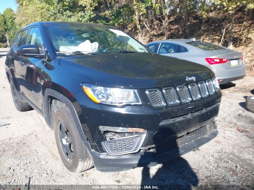 2021 Jeep Compass Sport 4X4 VIN: 3C4NJDAB9MT591500 Lot: 40517034