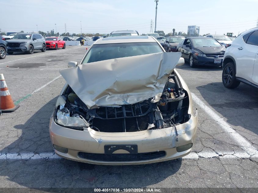 2003 Lexus Es 300 VIN: JTHBF30GX36012601 Lot: 40517036