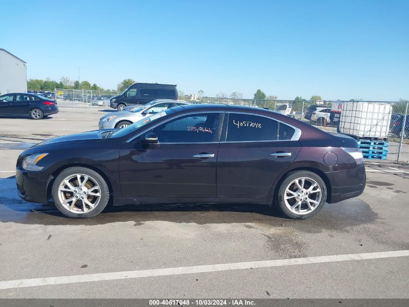 2013 Nissan Maxima 3.5 Sv VIN: 1N4AA5AP0DC811690 Lot: 40517048