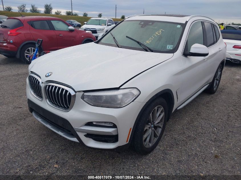 VIN 5UXTR9C58KLD93313 2019 BMW X3, Xdrive30I no.2