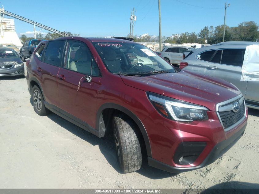 VIN JF2SKAFC7MH423239 2021 SUBARU FORESTER PREMIUM