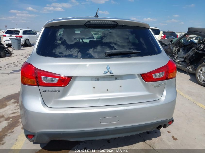 2015 Mitsubishi Outlander Sport Es VIN: 4A4AP3AU4FE010263 Lot: 40517118