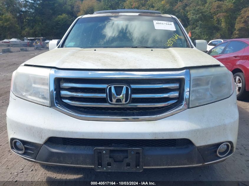 2013 Honda Pilot Ex-L VIN: 5FNYF4H53DB075646 Lot: 40517164