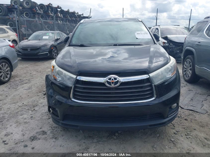 5TDKKRFH2FS110090 2015 Toyota Highlander Xle V6