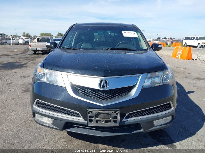 2013 Acura Mdx VIN: 2HNYD2H27DH514870 Lot: 40517244