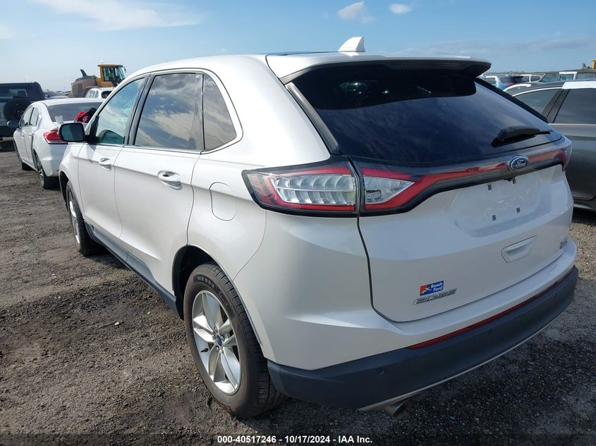 VIN 2FMPK4J98HBB33821 2017 FORD EDGE SEL