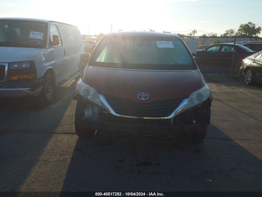 2012 Toyota Sienna Le V6 8 Passenger VIN: 5TDKK3DC4CS206139 Lot: 40517252