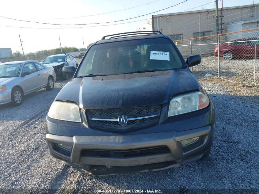 2001 Acura Mdx VIN: 2HNYD18671H528521 Lot: 40517278