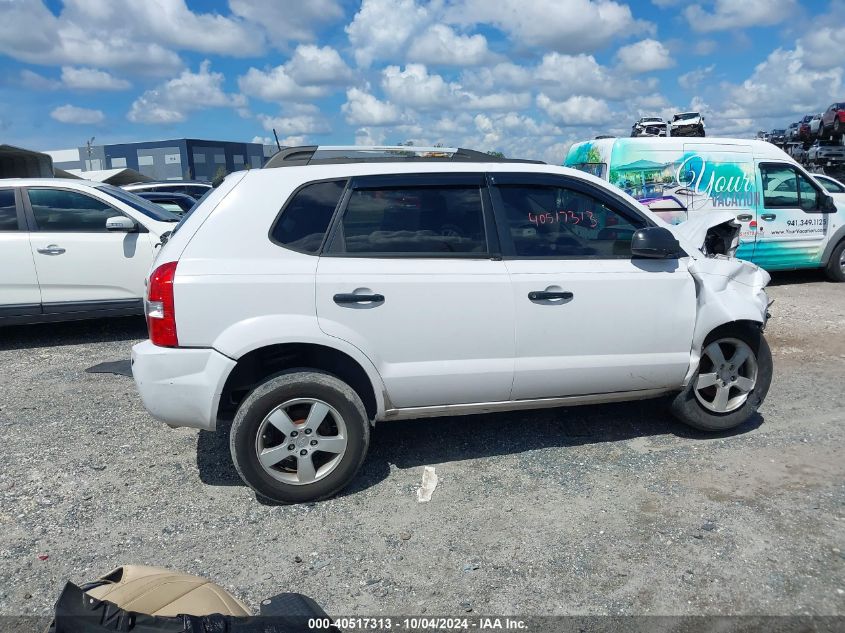 2005 Hyundai Tucson Gl VIN: KM8JM12B45U081089 Lot: 40517313