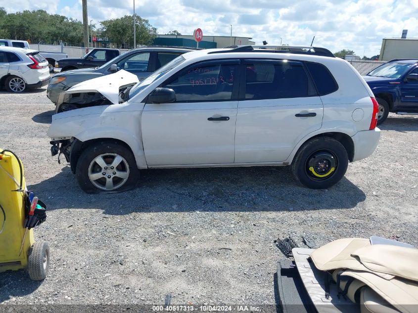 2005 Hyundai Tucson Gl VIN: KM8JM12B45U081089 Lot: 40517313