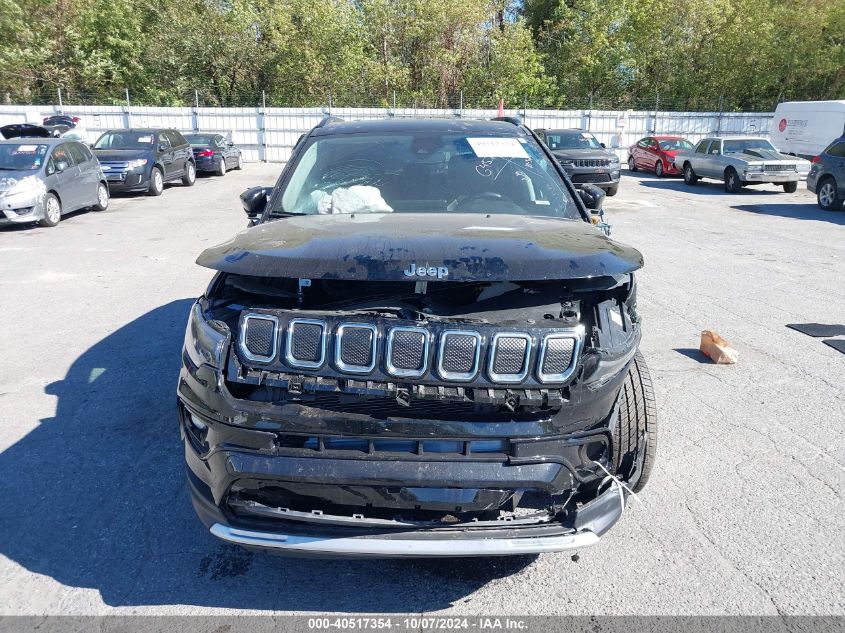 3C4NJDCB2NT126457 2022 Jeep Compass Limited 4X4