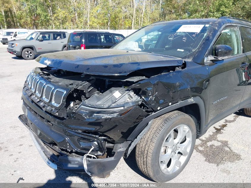 3C4NJDCB2NT126457 2022 Jeep Compass Limited 4X4