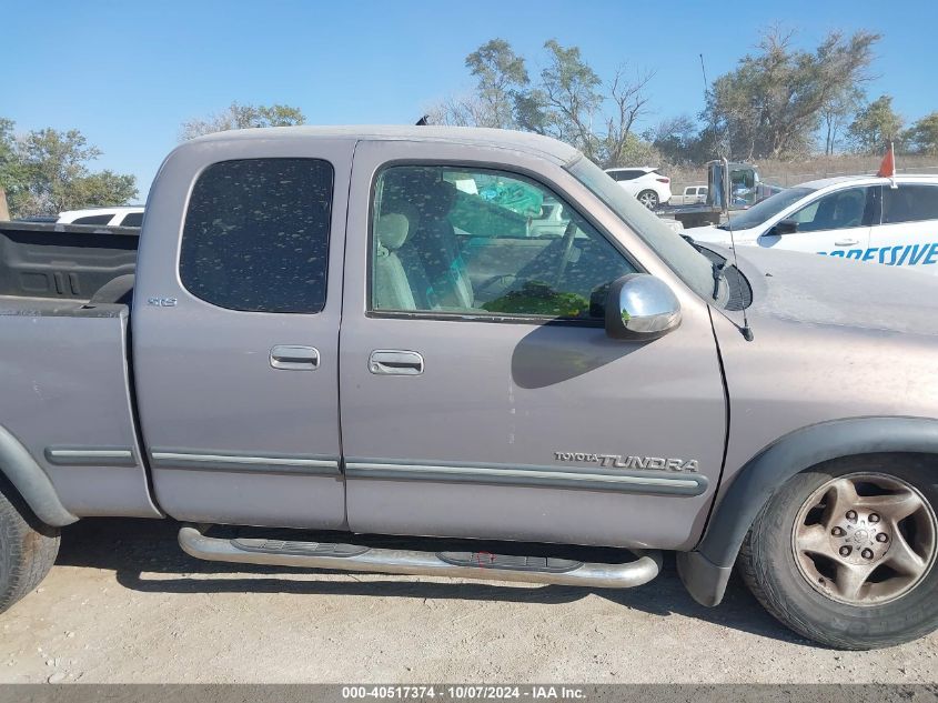 2000 Toyota Tundra Access Cab/Access Cab Sr5 VIN: 5TBBT4413YS112559 Lot: 40517374