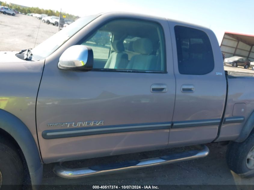 2000 Toyota Tundra Access Cab/Access Cab Sr5 VIN: 5TBBT4413YS112559 Lot: 40517374